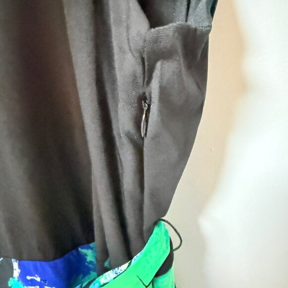 Avenue Tropical Maxi Dress Plus Size 18/20 Geo Floral Sleeveless Summer Vacation - Picture 5 of 14